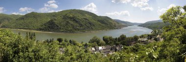 Middle Rhine Valley near Bacharach clipart
