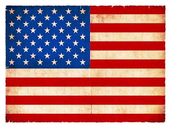 stock image Grunge flag of the USA