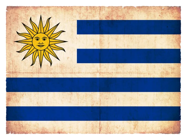 Flaga ilustracja Urugwaju — Zdjęcie stockowe