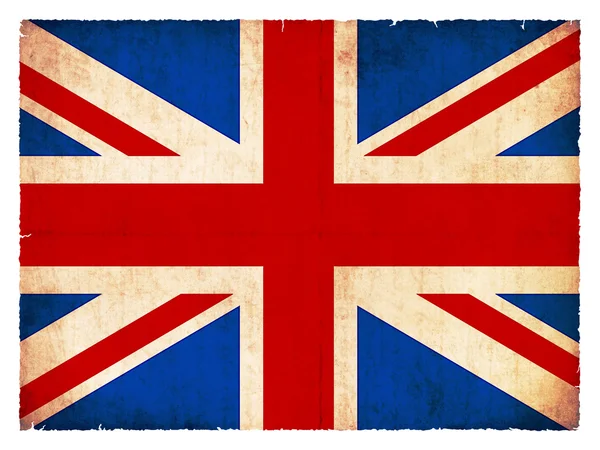 Büyük Britanya bayrağı Grunge — Stok fotoğraf
