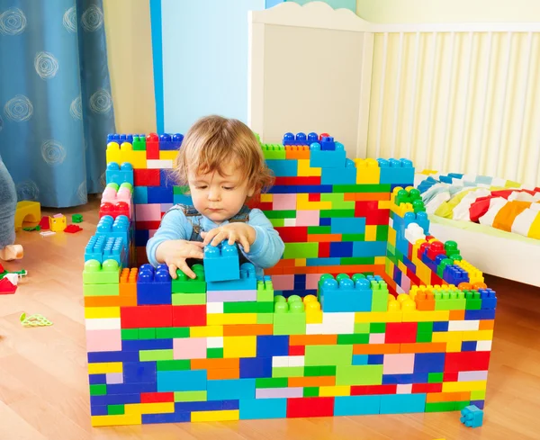 Bygga ett slott — Stockfoto