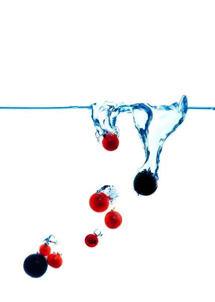 Kompott - vinbär bär i vattnet — Stockfoto