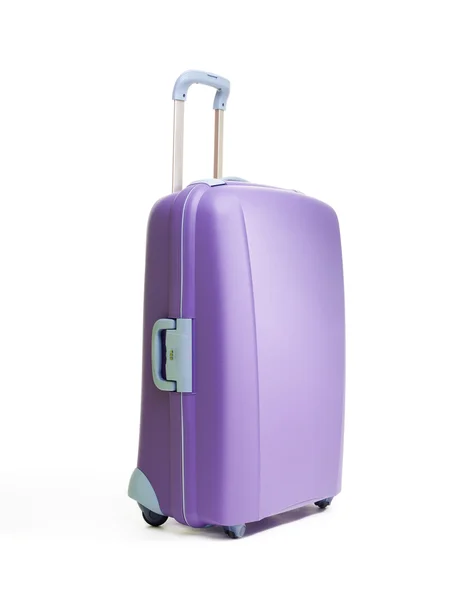 stock image One big beautiful purple suitcases