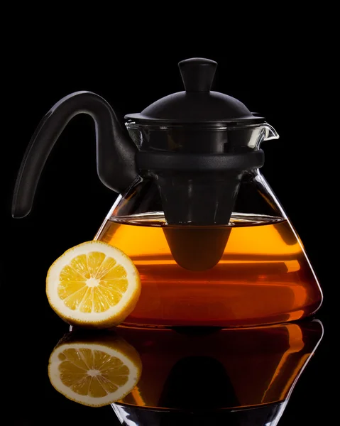 Stock image Fresh tea with lemon