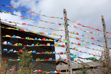 Tibetan Prayer Flags clipart
