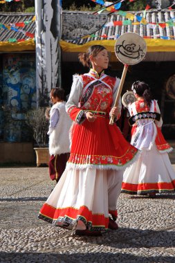 Naxi Ethnic Dance clipart