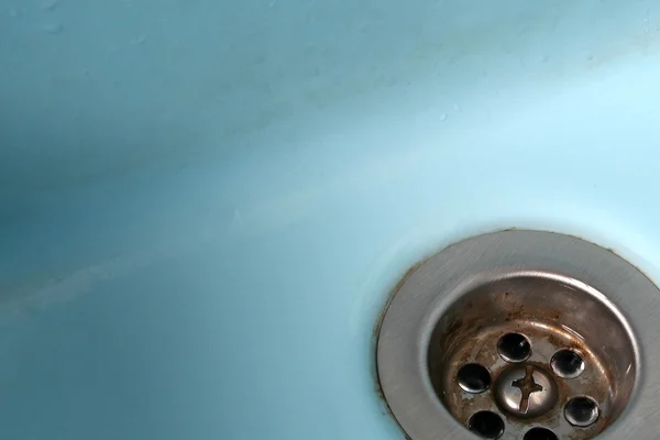 洗脸盆排水管 — 图库照片