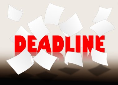 DEADLINE Background clipart