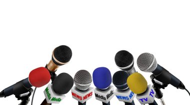 Press conference clipart