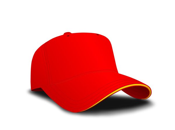 Red baseball cap