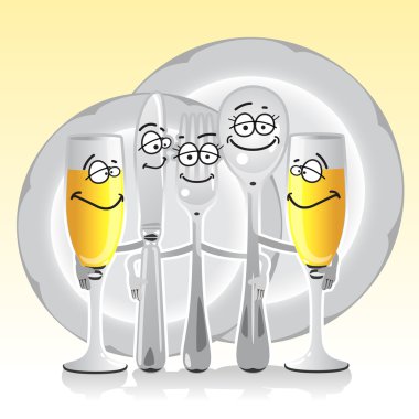 Table set clipart