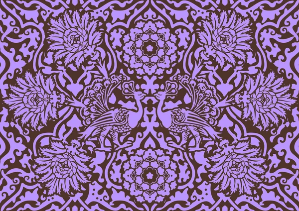 Ornement lilas Est — Image vectorielle
