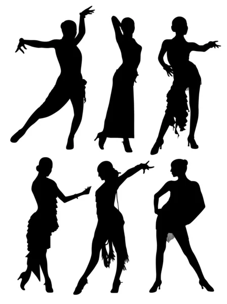 Latin Dansı — Stok Vektör