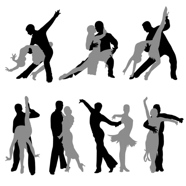Sports dance — Stock Vector