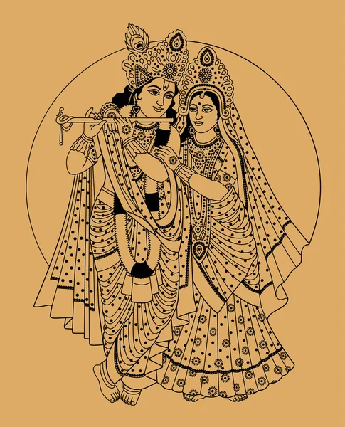 Dieux indiens — Image vectorielle