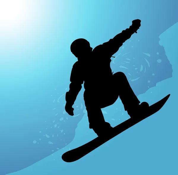 Snowboardzistka — Wektor stockowy