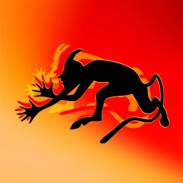 Caractéristique du diable — Image vectorielle