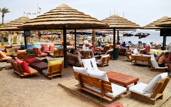 Municipal Beach in Eilat, Israel — Stock Photo, Image