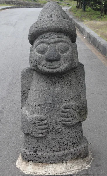 Traditional stone statue in Jeju island — Stock Photo, Image