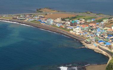 jeju şehri kuşbakışı görünümü