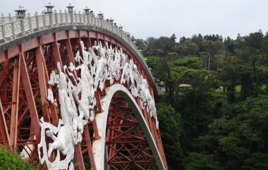 Seonimgyo Bridge in jeju island clipart