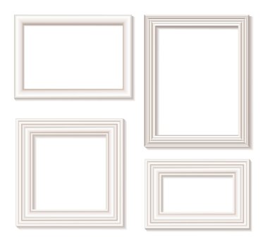 Picture frame white clipart