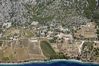 Hillside Island Brac üzüm bağları ile