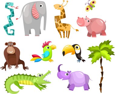 African animals clipart