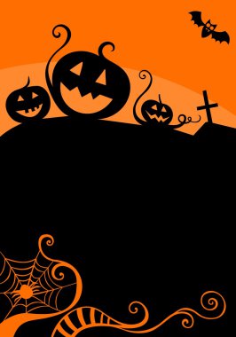 Halloween card clipart