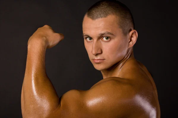 Musclé mâle modèle bodybuilder — Photo