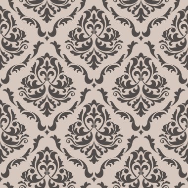 Seamless background in victorian style clipart