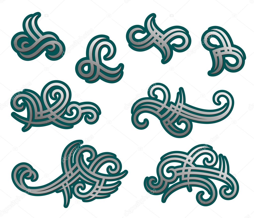 Tribal tracery elements