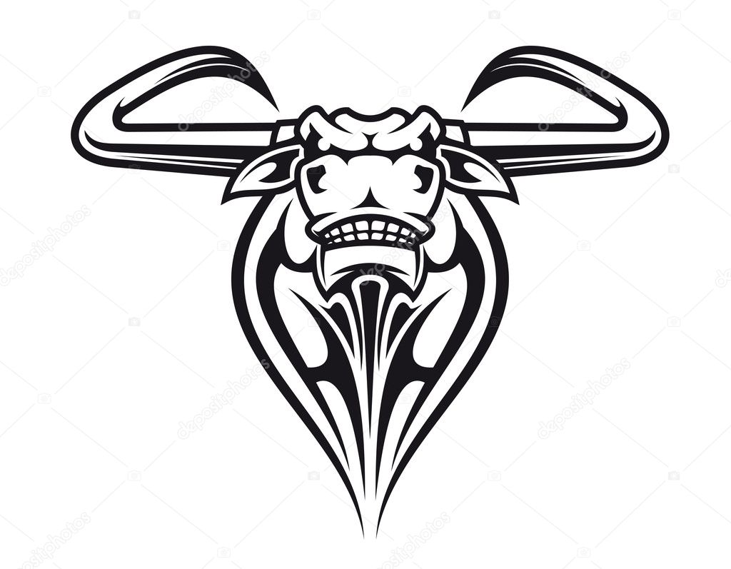Wild buffalo mascot
