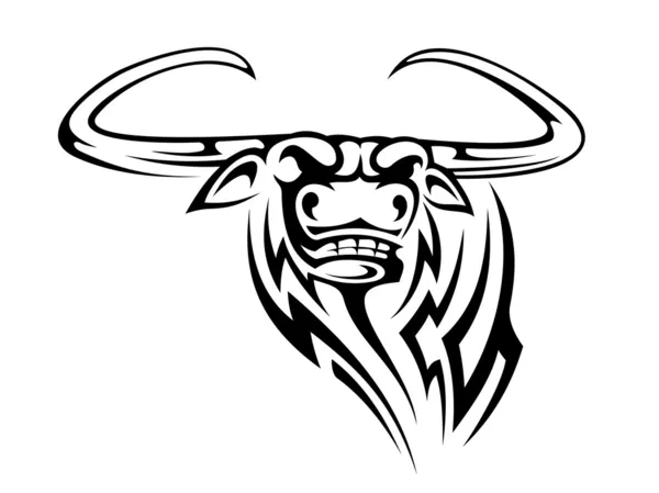 Mascote de búfalo — Vetor de Stock