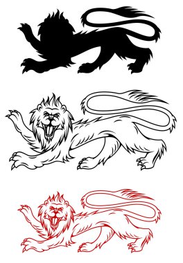 Royal lion clipart