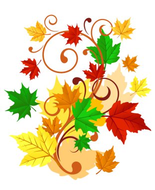 Autumnal background clipart