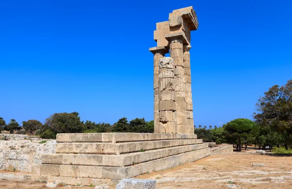 Akropol z Rodos — Zdjęcie stockowe