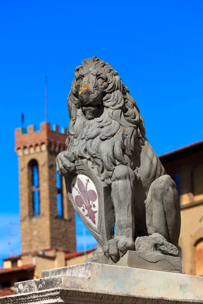 Heraldyczny lew — Zdjęcie stockowe