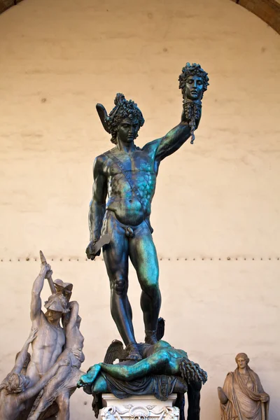 珀尔修斯的雕像 — 图库照片