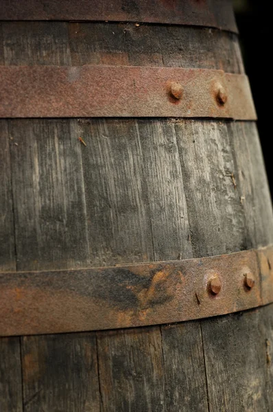 stock image Very old wine barrel