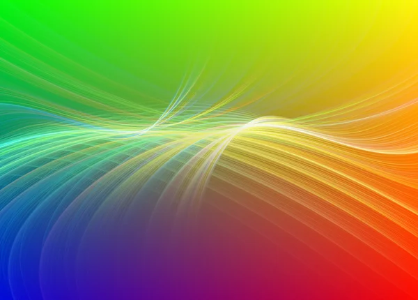 Arco-íris fractal colorido — Fotografia de Stock