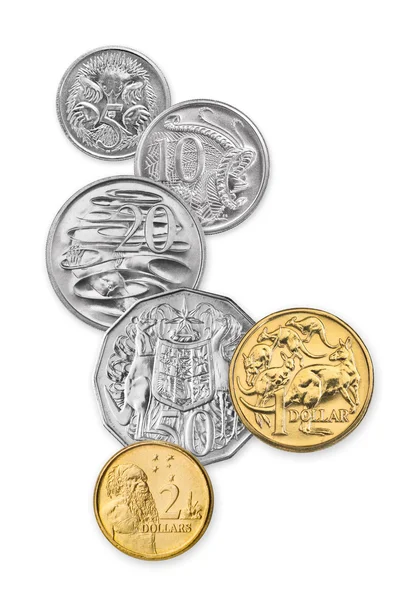 Australische Münzen — Stockfoto