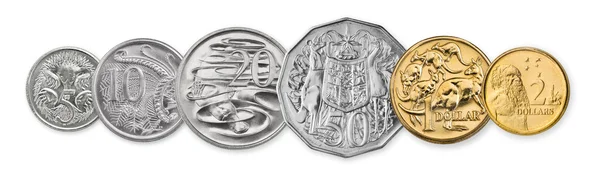 Monedas australianas — Foto de Stock