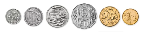 Αυστραλιανή κέρματα Εικόνα Αρχείου