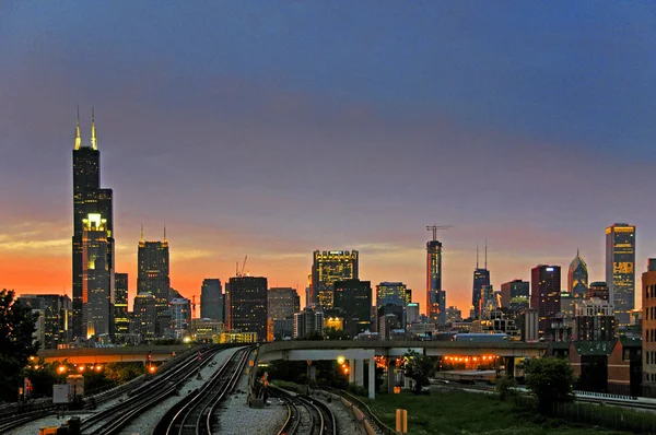 シカゴ ダウンタウン — ストック写真