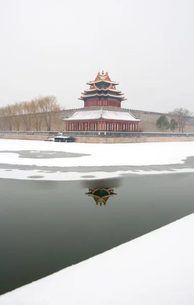 Forbidden City in winter Season — Stock Photo, Image