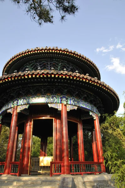 Der Pavillon des Jingshan Parks — Stockfoto