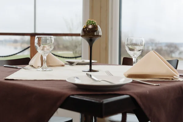Tisch-Termin im Restaurant — Stockfoto