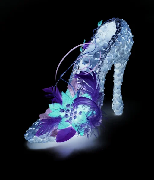 Luxusní boty vyrobené z šišek — Stockfoto