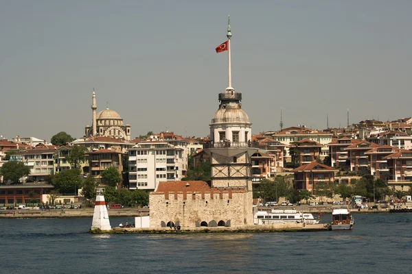 stock image Maiden tower in Istanbul